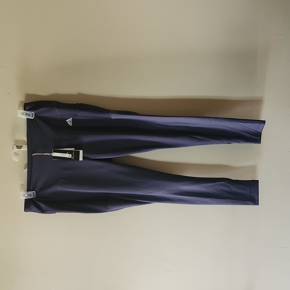 Adidas Zoe Saldana Navy blue athletic leggings size 2X